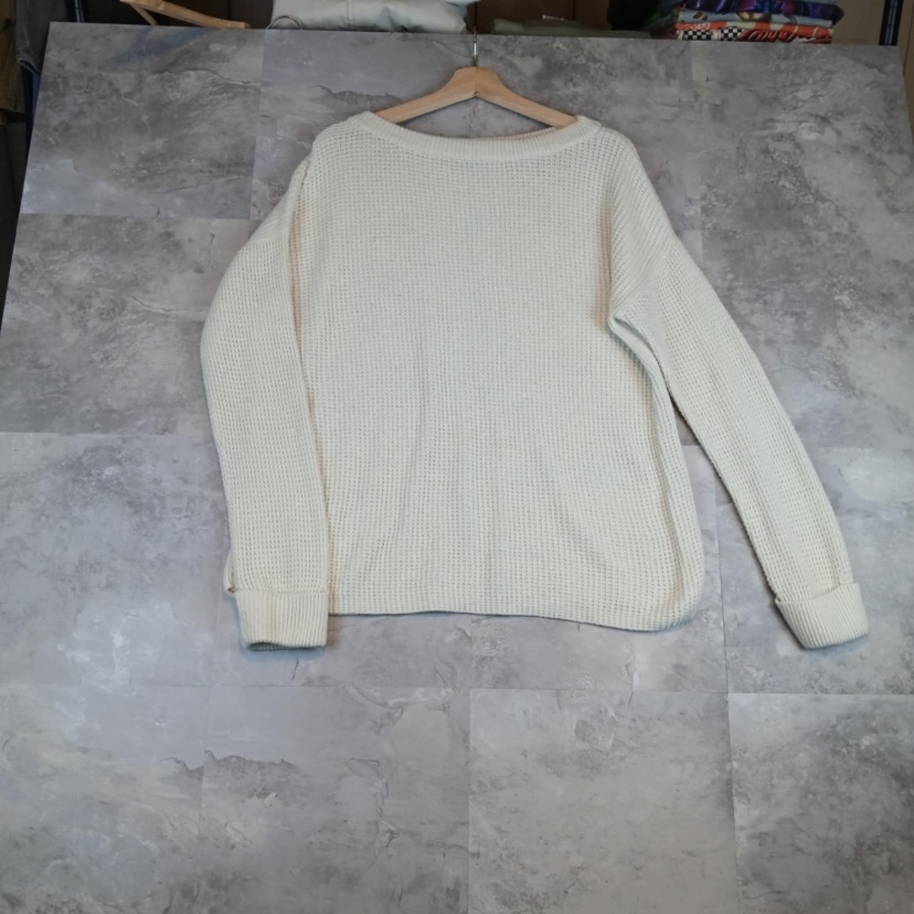 TALBOTS Large white sweater